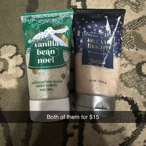 Bath & Body Works Vanilla Bean Noel Exfoliating Glow Body Scrub